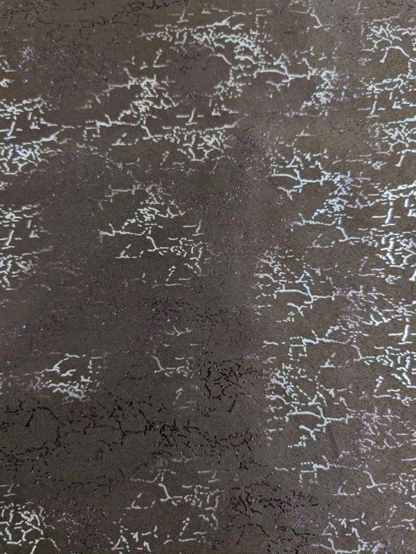 Foil Print Curtain Fabric