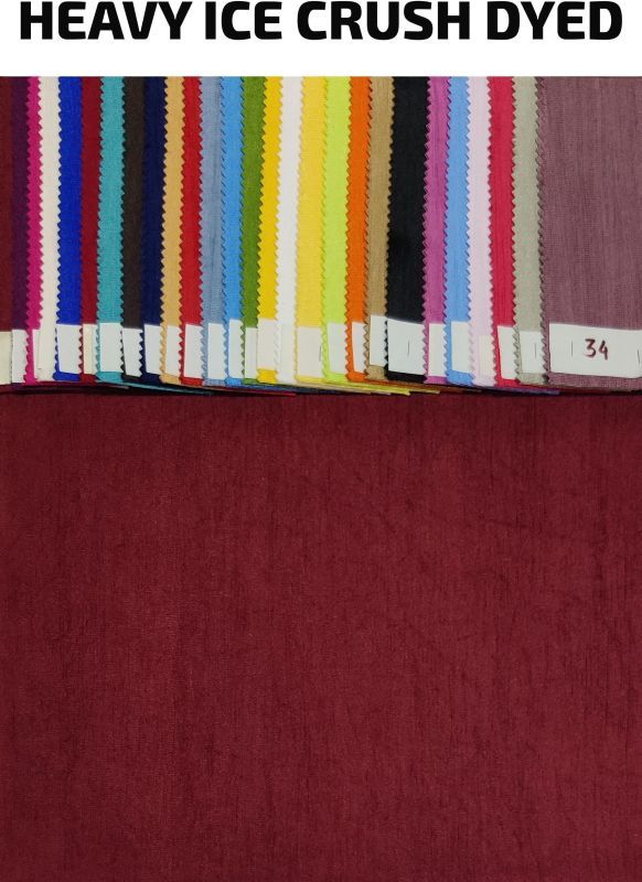 Heavy Ice Crush Dyed Curtain Fabric
