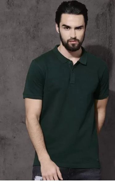 Men Cotton Polo T Shirt