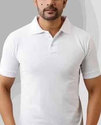 White Dry Fit Matty Polo T Shirt