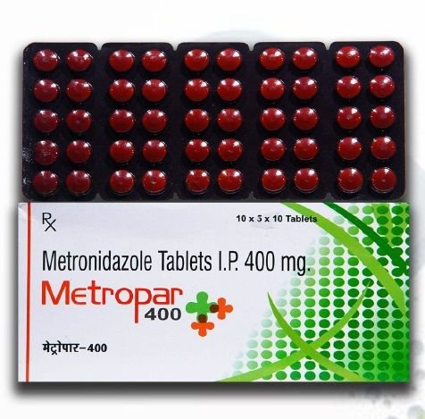 Metropar 400 Metronidazole Tablets