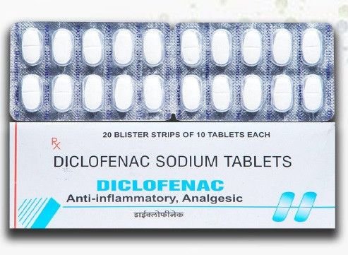 White Diclofenac Sodium Tablets