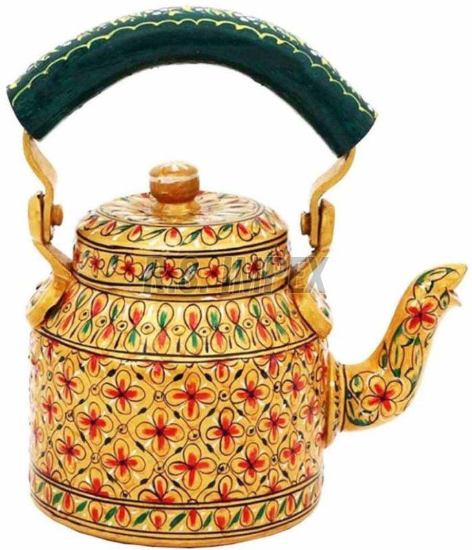 Handpainted Multicolor Tea Kettle