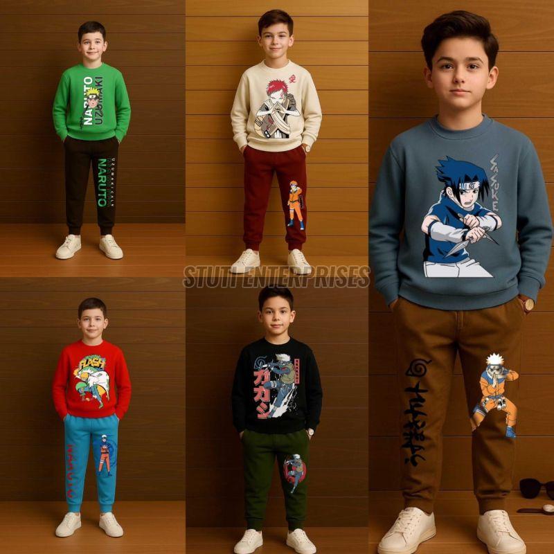 Boys Printed Tracksuit Set