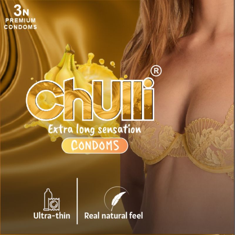 Chulli Banana Extra Long Sensation Condoms