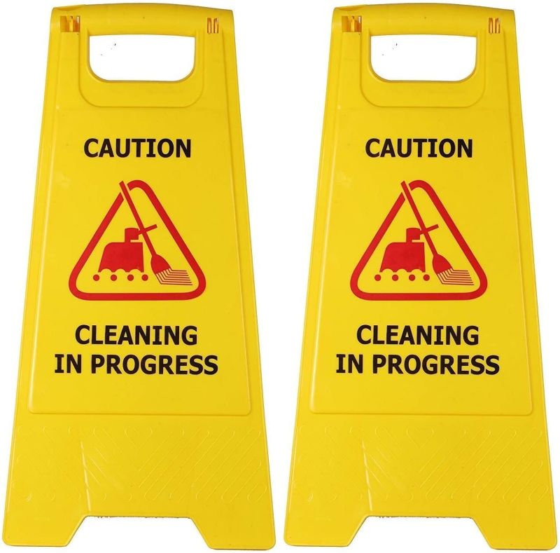 Plastic Cleaning Sign Board