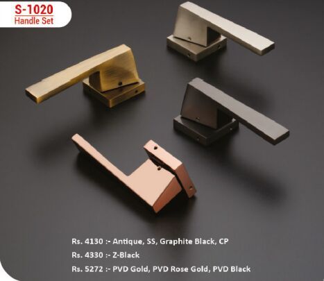 EDGE S-1020 Modern Stepped Mortise Door Handle Set