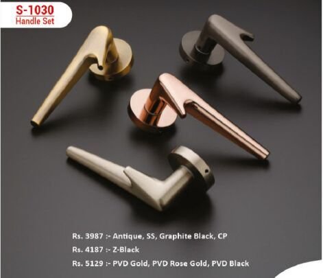 EDGE S-1030 Modern Z-Shaped Mortise Door Handle Set