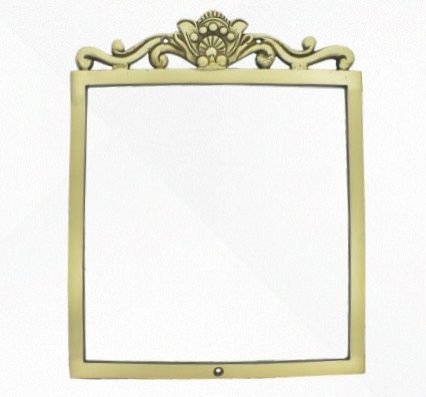Floral Crest Ornamental Frame
