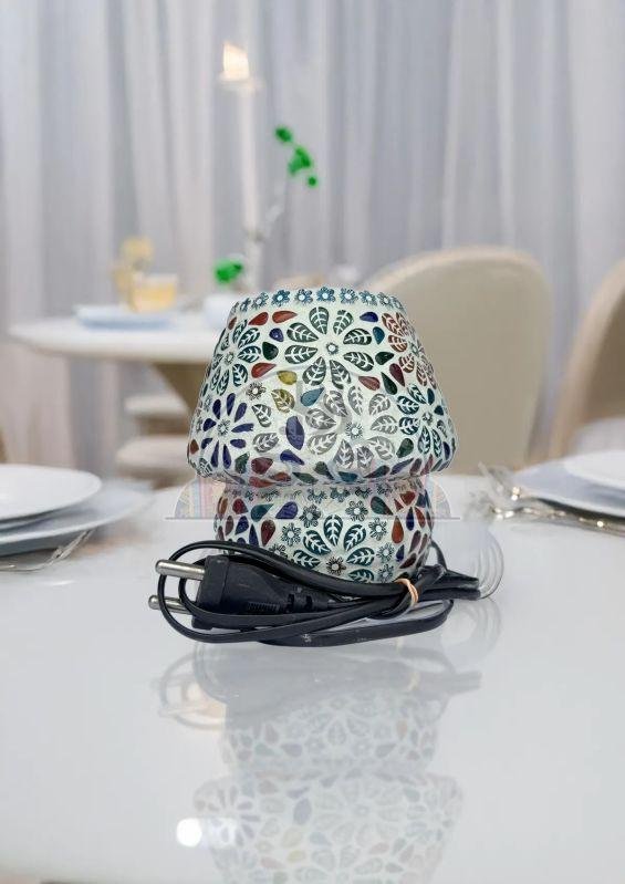 5inch Moasic Mushroom Table Lamp