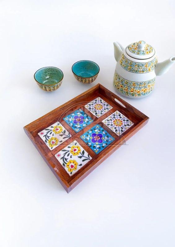 6 Tile Ceramic Tray