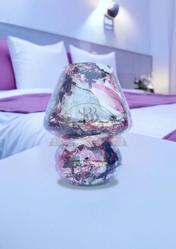 7inch Marble Mushroom Table Lamp