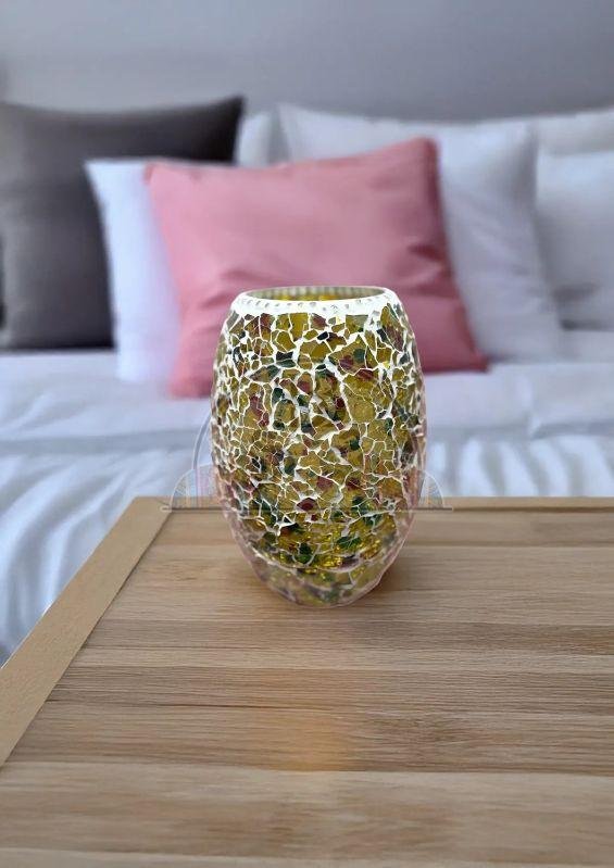 8 Inch Dholak Shaped Tafan Table Lamp