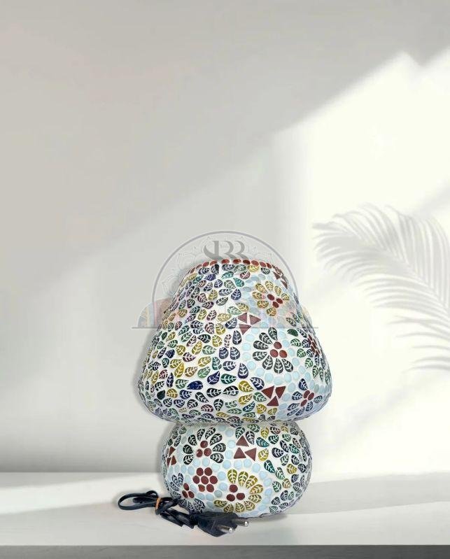 9inch Moasic Mushroom Table Lamp