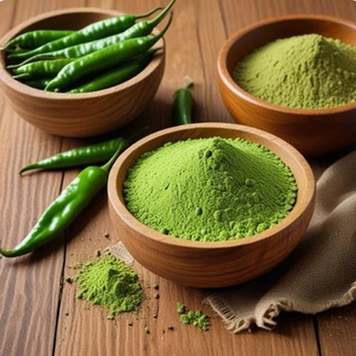 Dehydrated Green Chilli Powder