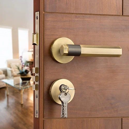Stylish Brass Main Door Lock