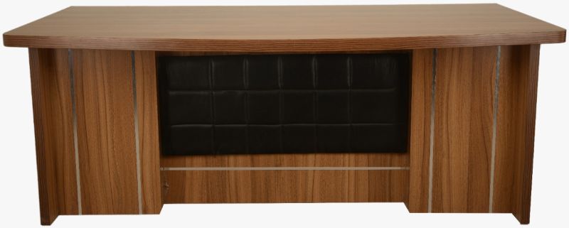 Brown Rectangular Wooden Office Table