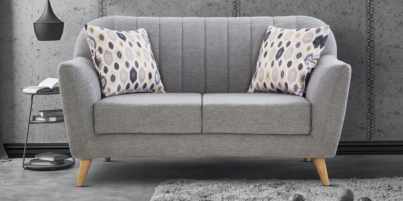 Grey Two Seater Sofa