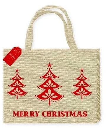 Jute Christmas Bags