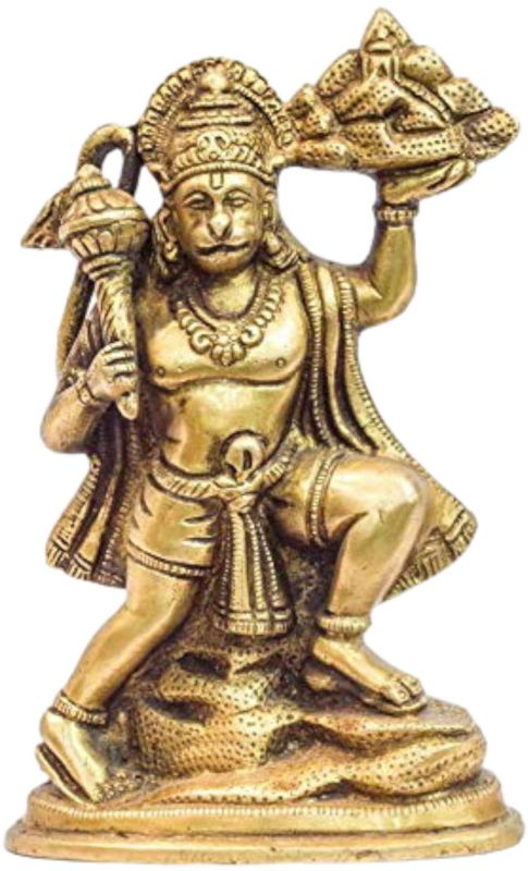 Antique Brass Hanuman Idol