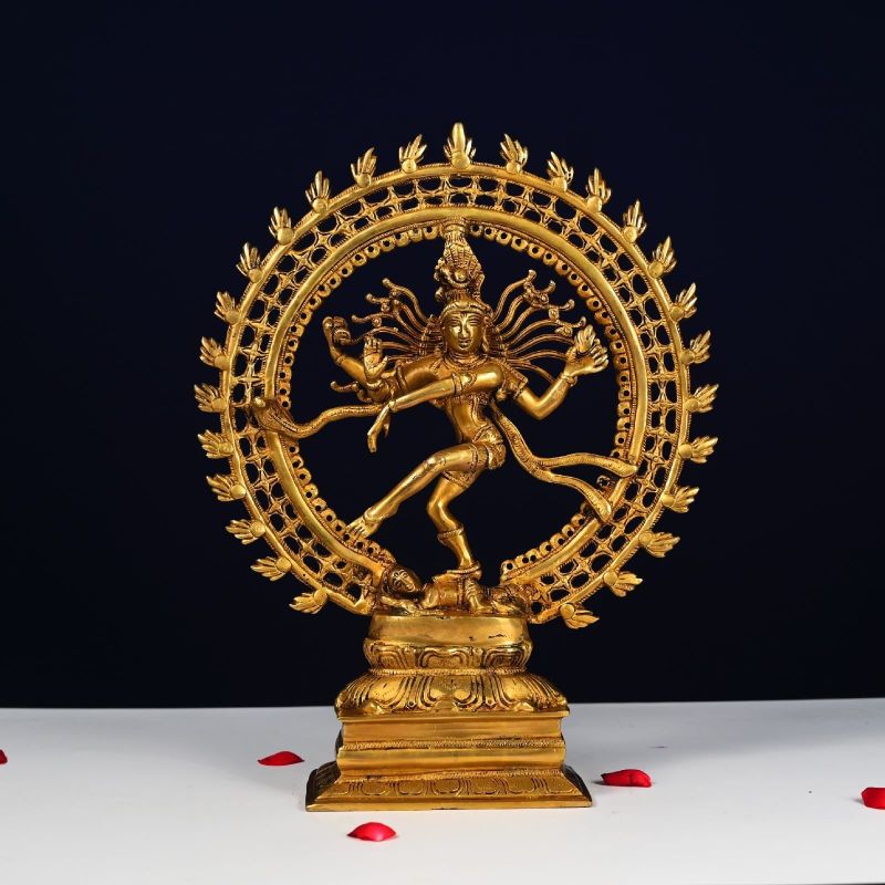 Antique Brass Natraj Idol