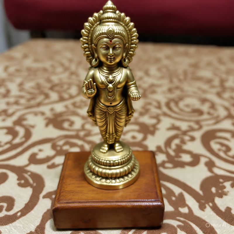 Brass Goddess Laxmi Mata Statue