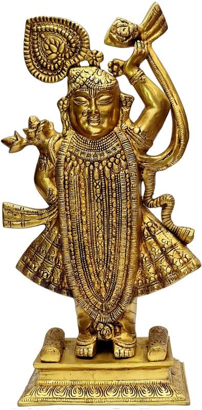 Handcrafted Brass Banke Bihari Murti