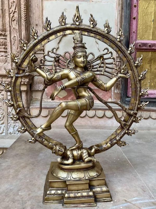 Handcrafted Brass Natraj Murti