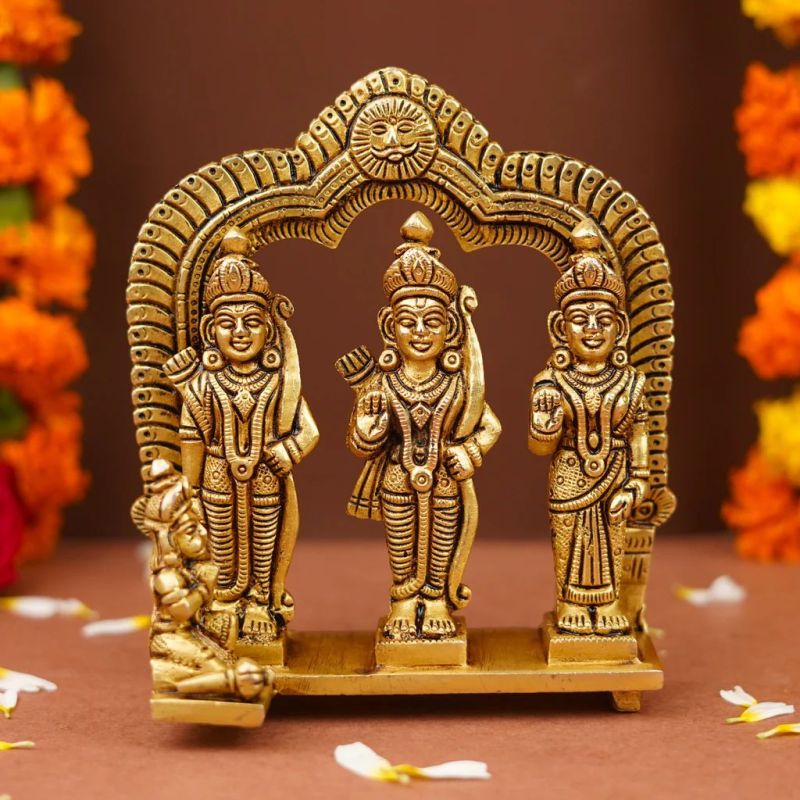Handcrafted Brass RAM Darbar Idol
