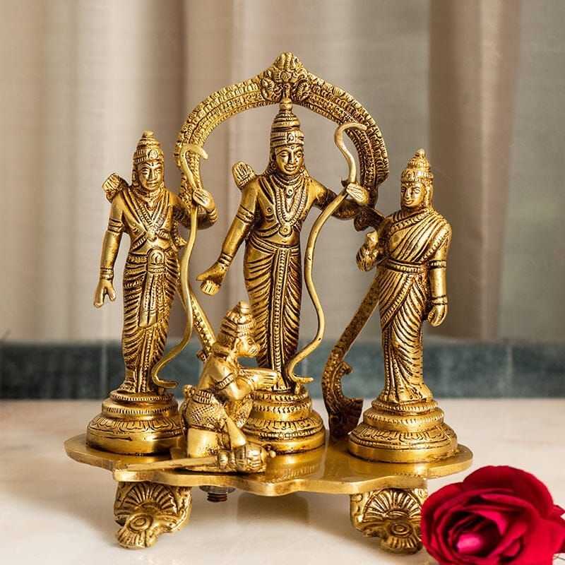 Polished Brass RAM Darbar Idol