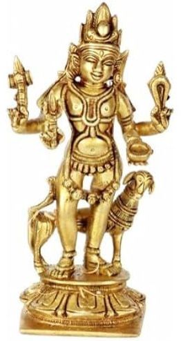 Temple Brass Banke Bihari Idol Statue
