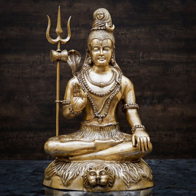 Traditional Brass Lord Shiv Murti