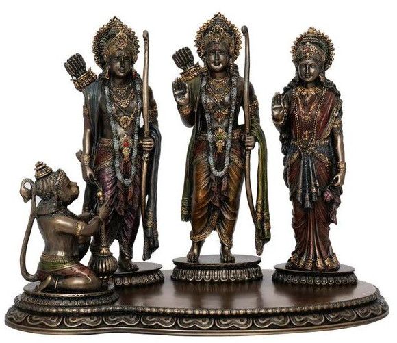 Traditional Brass RAM Darbar Statue