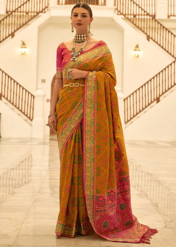 Ladies Designer Patola Silk Saree
