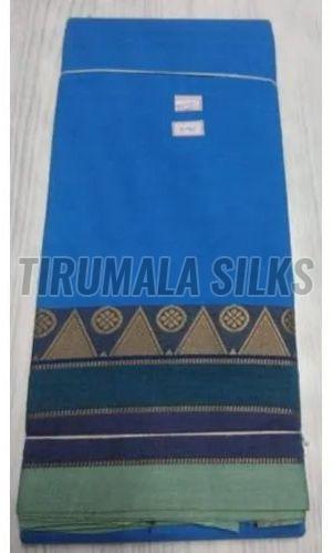 Ladies Tower Border Mixed Cotton Saree