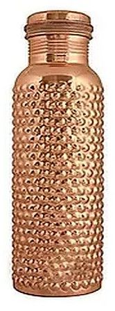 Hammered Copper Water Bottle