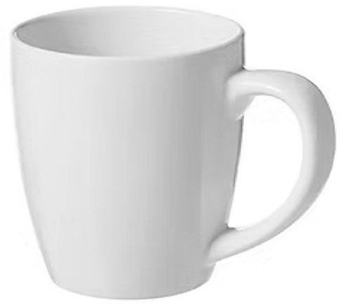 Plain White Ceramic Coffee Mug
