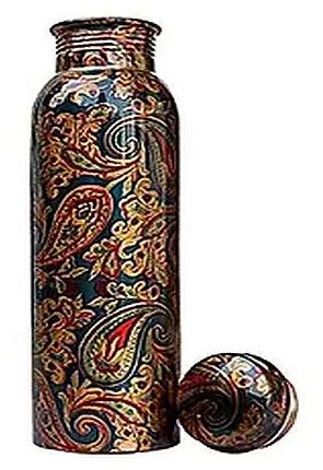 Printed Copper Water Bottle