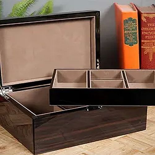 Rectangular Wooden Jewellery Box