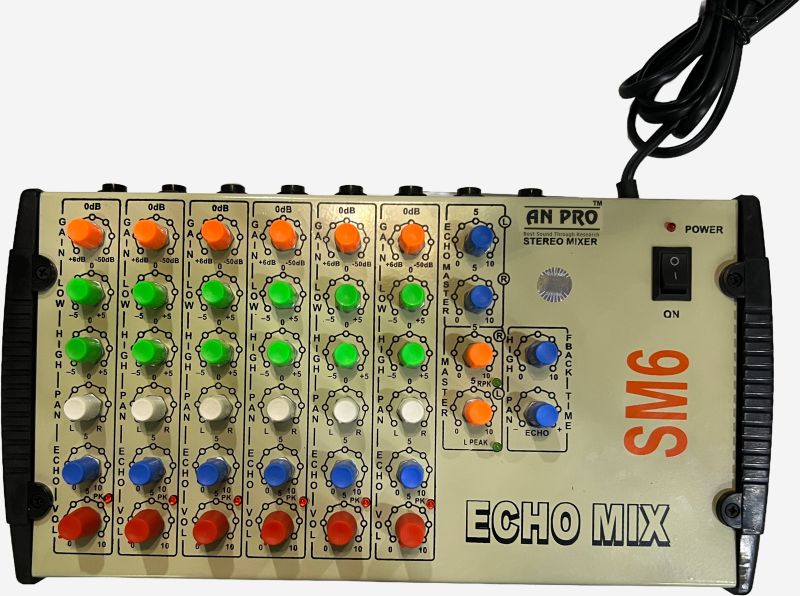 An Pro SM6 DJ Mixer