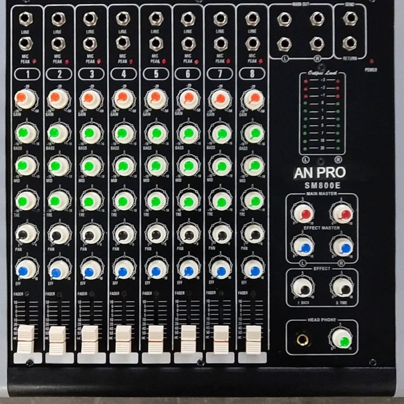 An Pro SM800E DJ Mixer