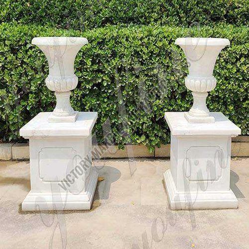 Classic Marble Flower Pots