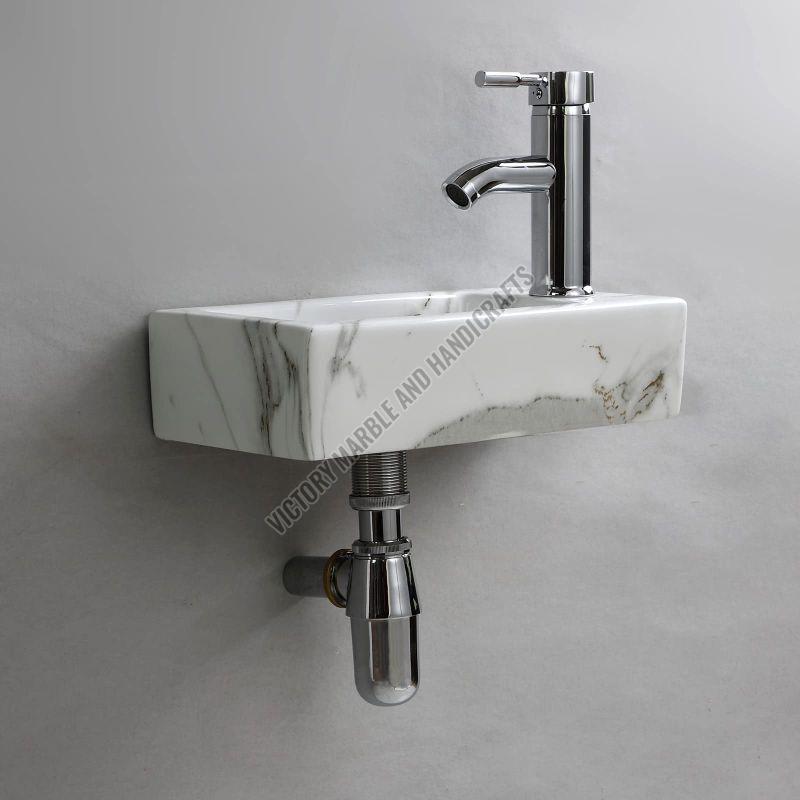 Marble Wall Mounted Wash Basin