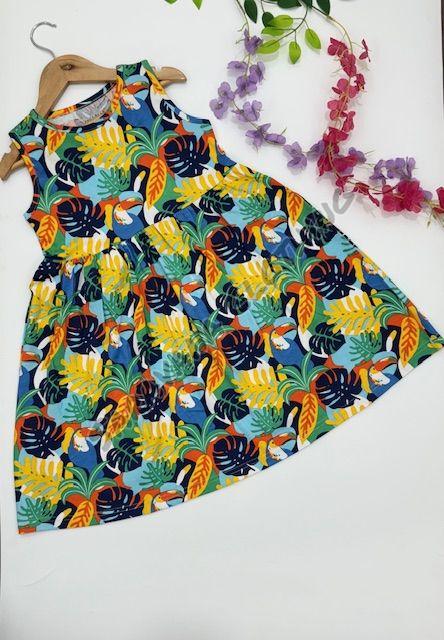 Girls Tropical Toucan Sundress