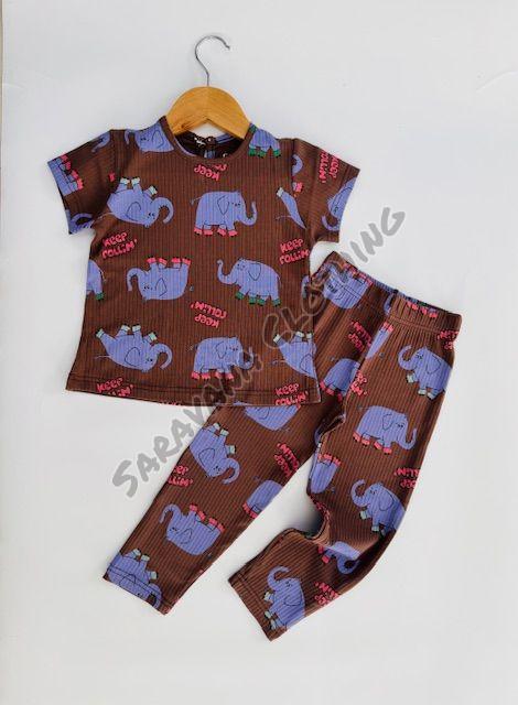 Kids Keep Rollin Elephant Pajama Set