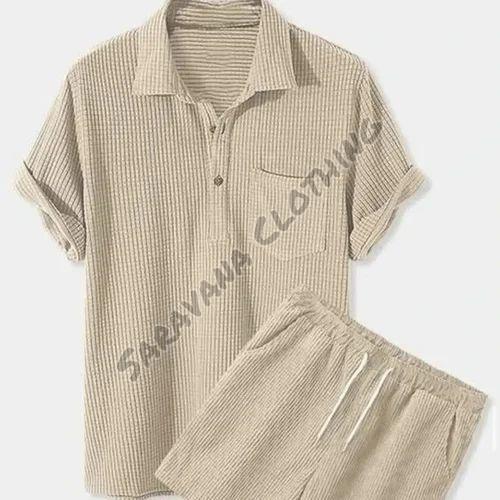 Mens Casual Cotton Romper