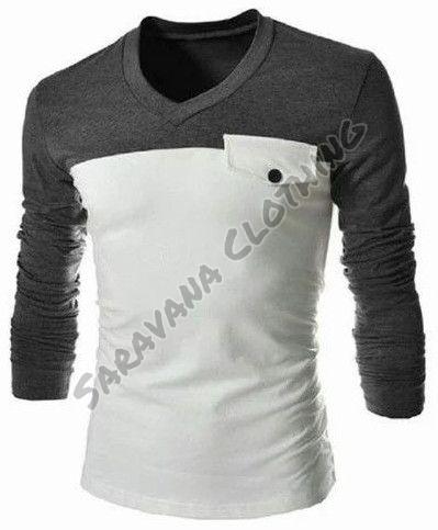 Mens Cotton Knitted T-shirt