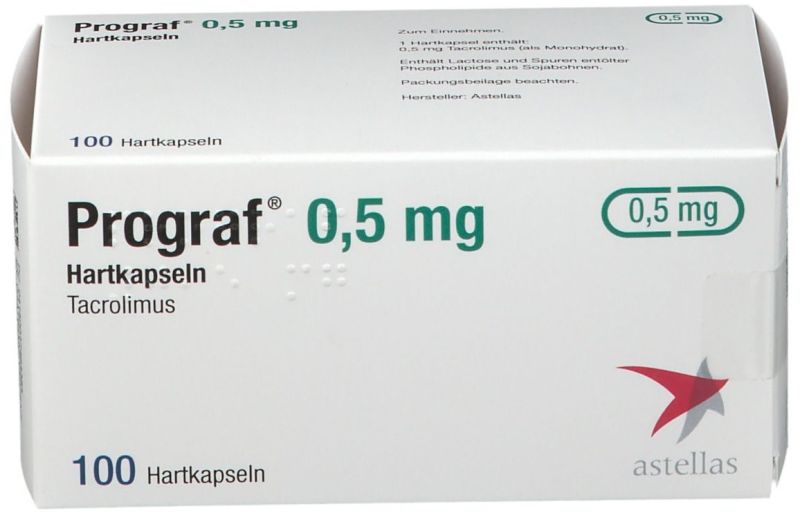 Prograf 0.5mg Capsules