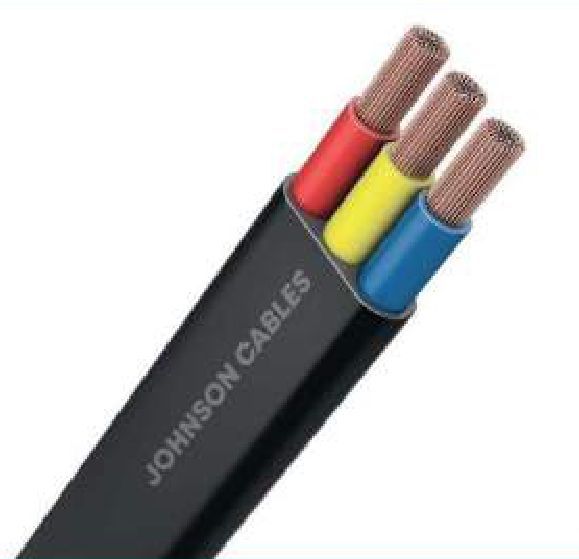 PVC Triple Core Flat Regular Cable