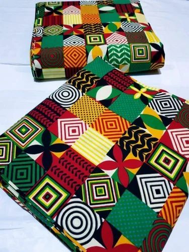 Cotton Khanga Kitanga Printed Fabric
